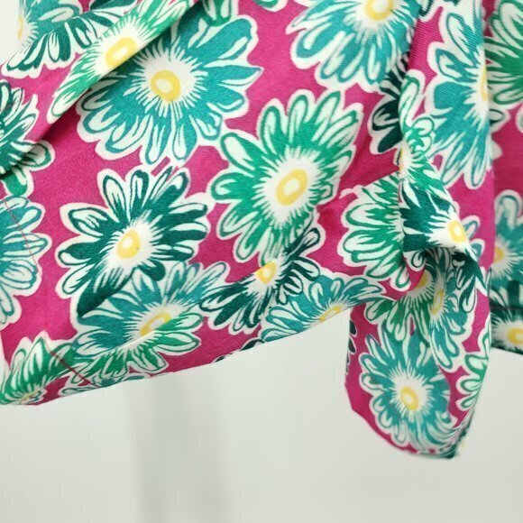 VTG 90s/Y2K High Rise Midi Skort 6/S Pink/Green Floral - Picture 8 of 14